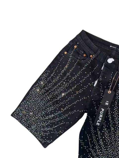 1:1 quality version Water Grass Star Dot Rhinestone Denim Shorts 2 colors 28920229