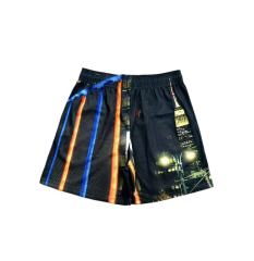 1:1 quality version New York Manhattan Night View Print Mesh Shorts 28893313