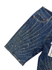 1:1 quality version Water Grass Star Dot Rhinestone Denim Shorts 2 colors 28920229