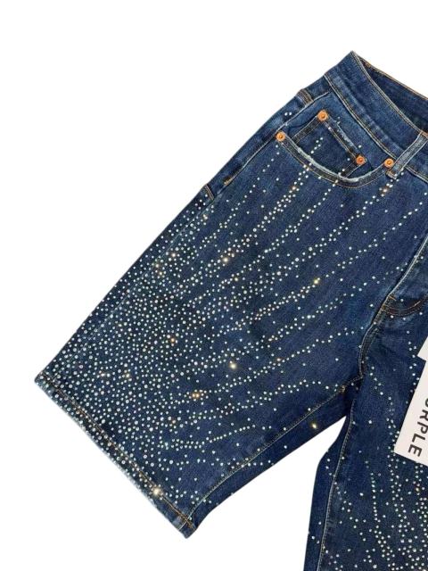 1:1 quality version Water Grass Star Dot Rhinestone Denim Shorts 2 colors 28920229