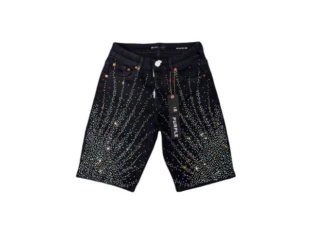 1:1 quality version Water Grass Star Dot Rhinestone Denim Shorts 2 colors 28920229