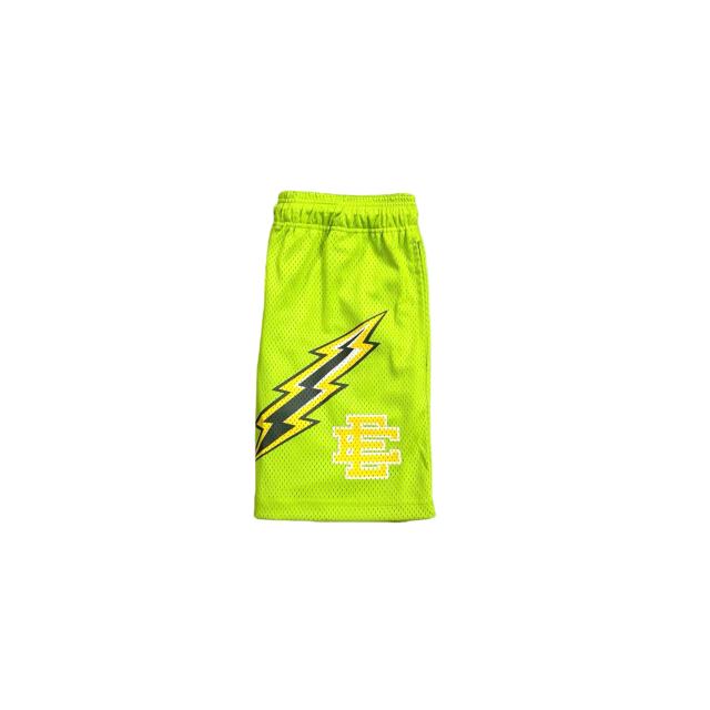 1:1 quality version Color Block Lightning Print Mesh Shorts 3 colors 28893312
