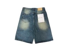 1:1 quality version Side Double Column Colorful Hot Drilling Denim Shorts 2 colors 28920223