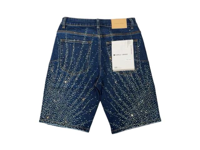 1:1 quality version Water Grass Star Dot Rhinestone Denim Shorts 2 colors 28920229