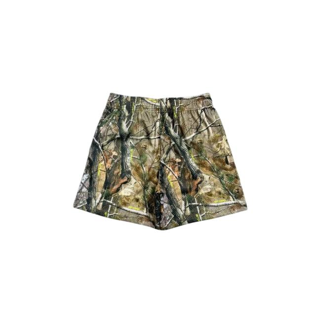 1:1 quality version Lightning & Dead Branches Print Mesh Shorts 3 colors 28893314