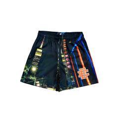 1:1 quality version New York Manhattan Night View Print Mesh Shorts 28893313