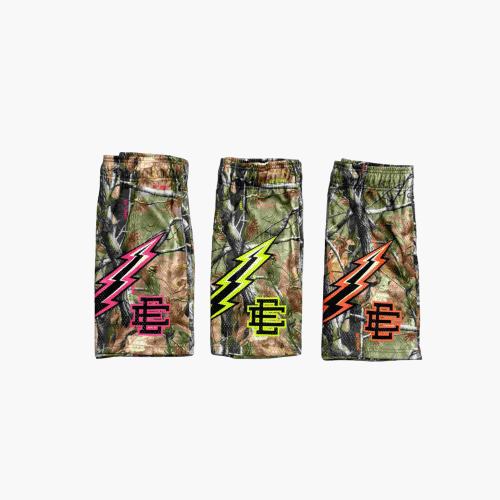 1:1 quality version Lightning & Dead Branches Print Mesh Shorts 3 colors 28893314