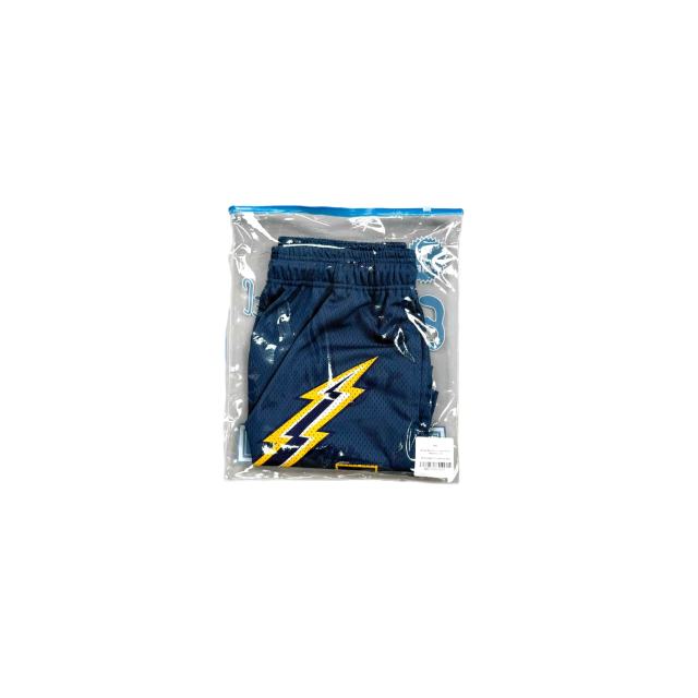 1:1 quality version Color Block Lightning Print Mesh Shorts 3 colors 28893312