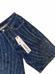 1:1 quality version Water Grass Star Dot Rhinestone Denim Shorts 2 colors 28920229