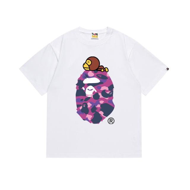 Bape T-Shirt Black White