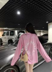 CH Mesh Long Sleeve T-Shirt Pink