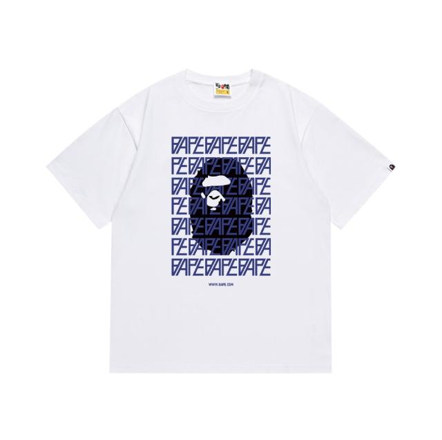 Bape T-Shirt Black White