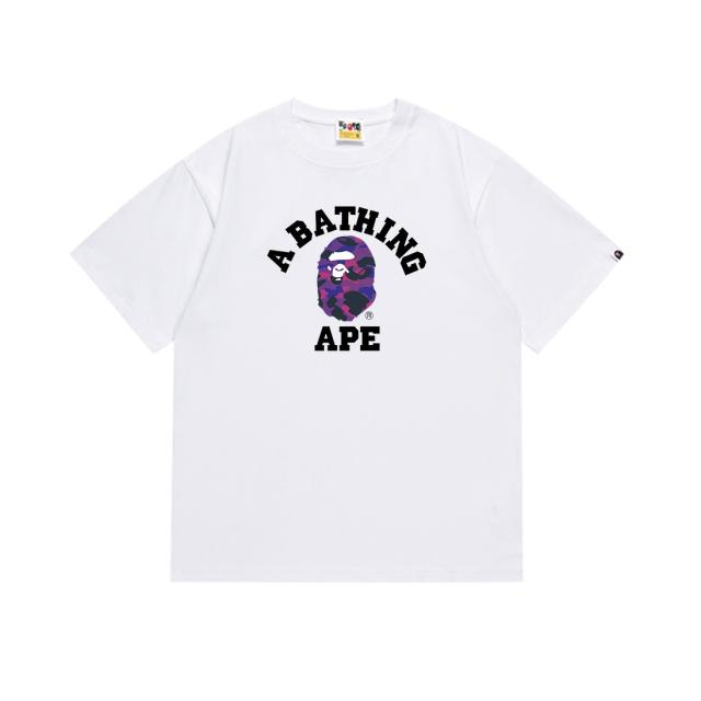 Bape T-Shirt Black White