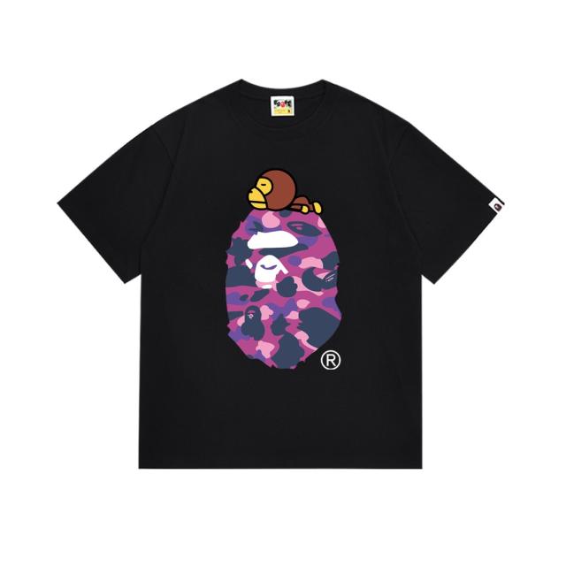 Bape T-Shirt Black White