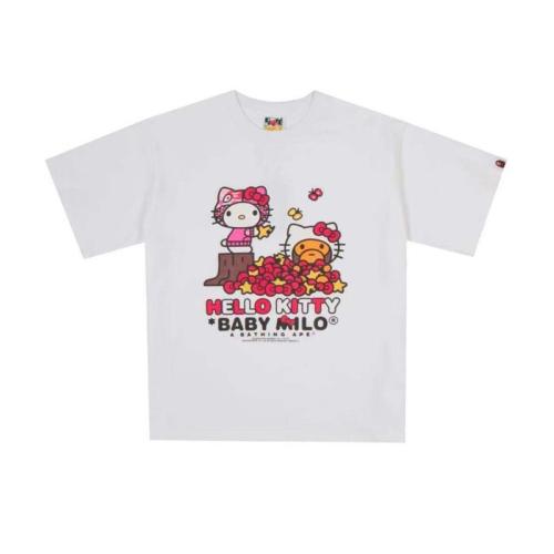 Bape Babymilo Hellokitty T-Shirt White