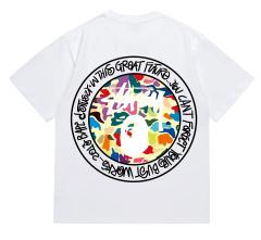 Bape x Stussy T-Shirt Black White