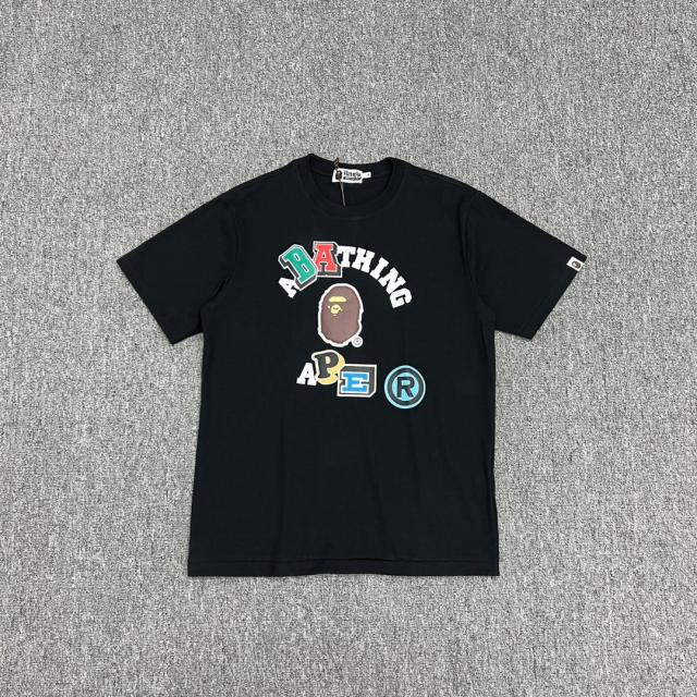 Bape T-Shirt Black White
