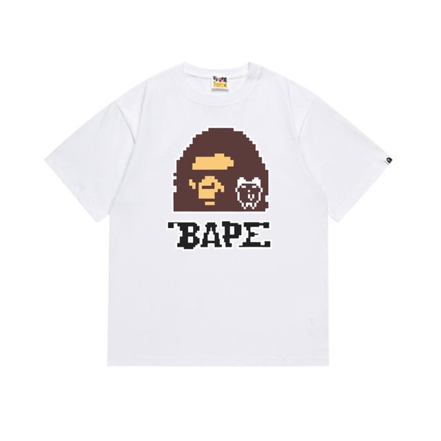 Bape T-Shirt Black White