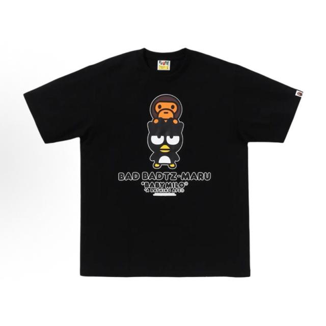 Bape Hello Kitty T-Shirt Black White