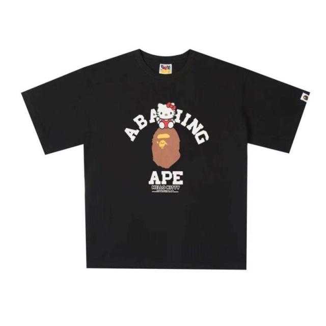 Bape Hello Kitty T-Shirt Black White