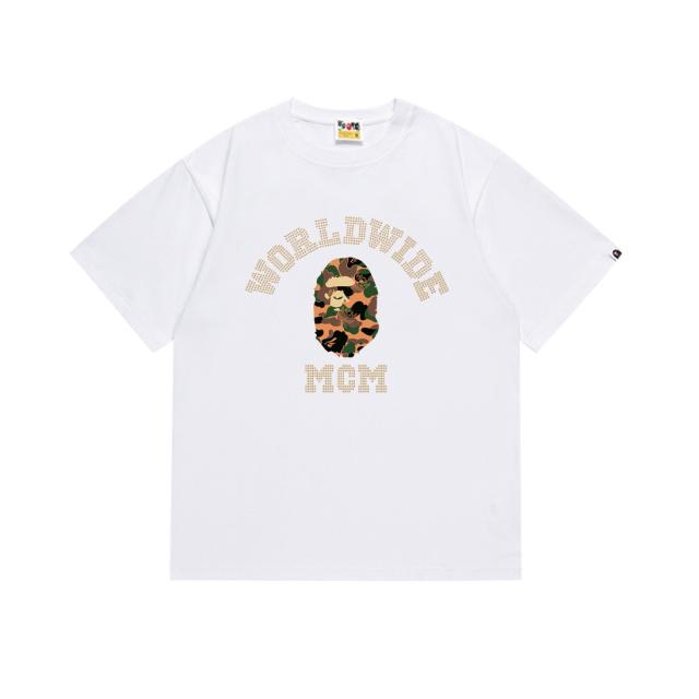 Bape MCM T-Shirt Black White