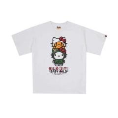 Bape Hello Kitty T-Shirt Black White