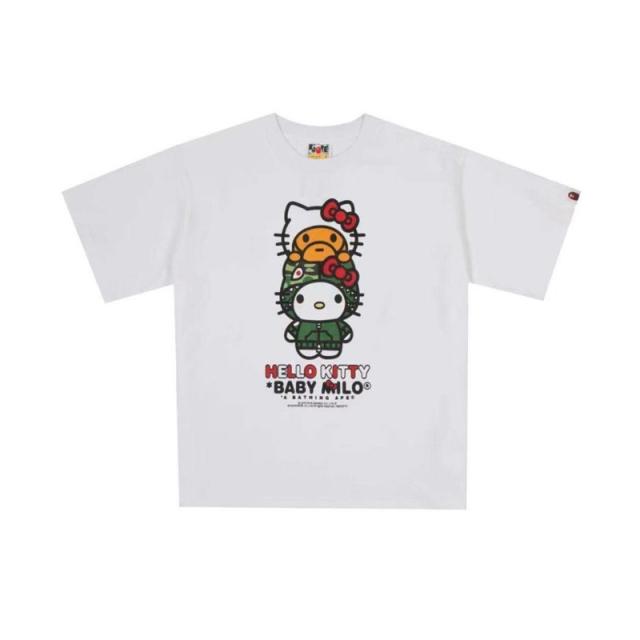 Bape Hello Kitty T-Shirt Black White