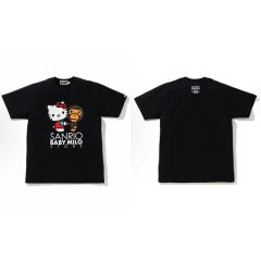Bape Hello Kitty T-Shirt Black White