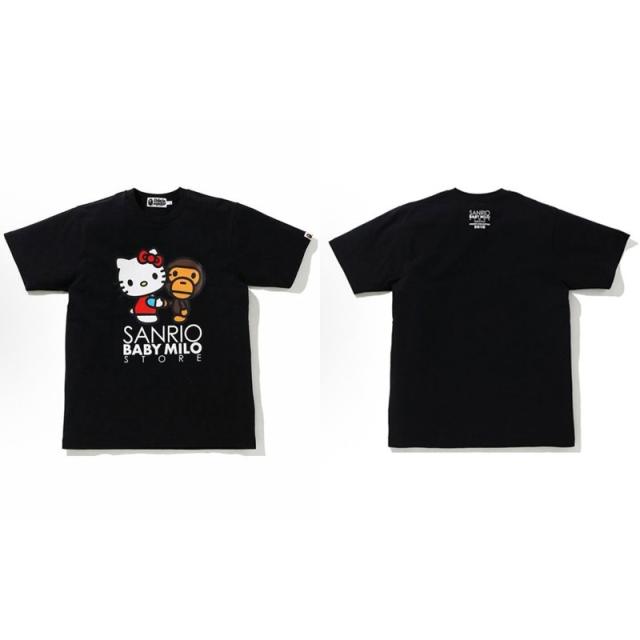 Bape Hello Kitty T-Shirt Black White