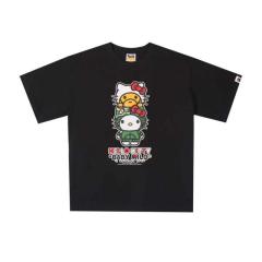 Bape Hello Kitty T-Shirt Black White