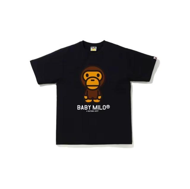 Bape T-Shirt Black White