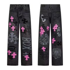 Chr0me Hearts CH Cross Pants Jeans 28-34