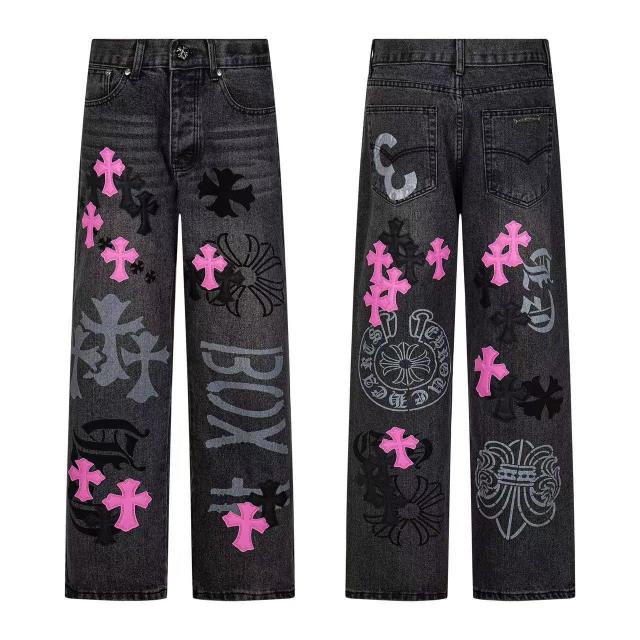 Chr0me Hearts CH Cross Pants Jeans 28-34