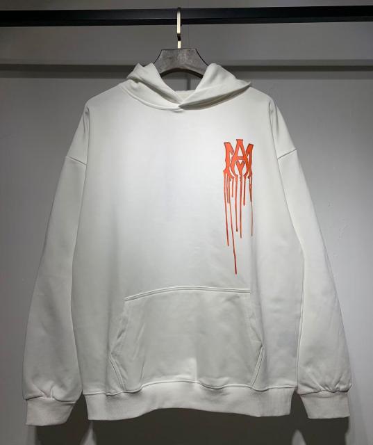 Αmiri Orange Logo Hoodies