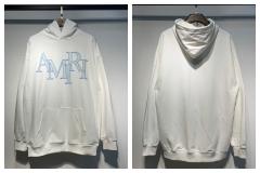 Αmiri Blue Logo Hoodies