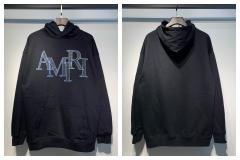 Αmiri Blue Logo Hoodies