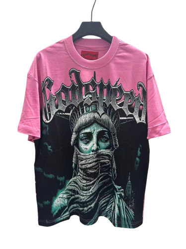 Masked Statue Print Washed Version Tee 2 colors 28515266