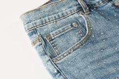1:1 PURPLE BRΑND Rhinestone Denim Jeans
