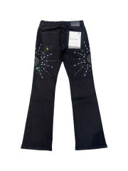 1:1 quality version Sunflower Rhinestone Flared Jeans