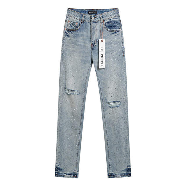 1:1 Quality Purple Brand Mens Jeans