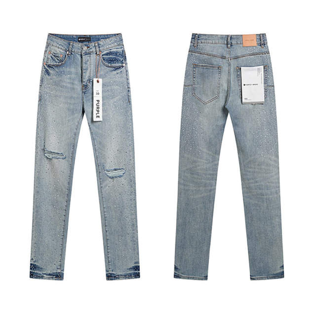 1:1 Quality Purple Brand Mens Jeans