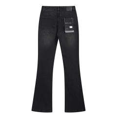 1:1 Quality Purple Brand Mens Distressed Flare Jeans