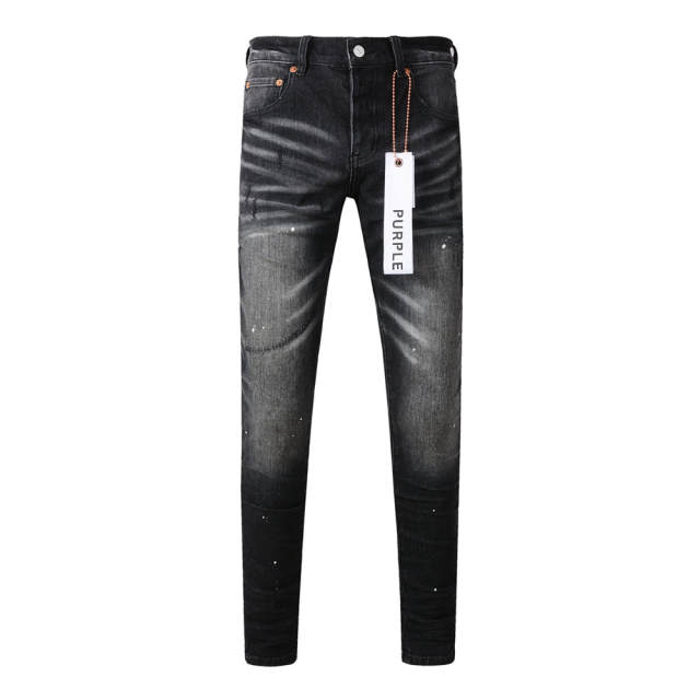 #9027 1:1  PURPLE BRΑND Black Jeans