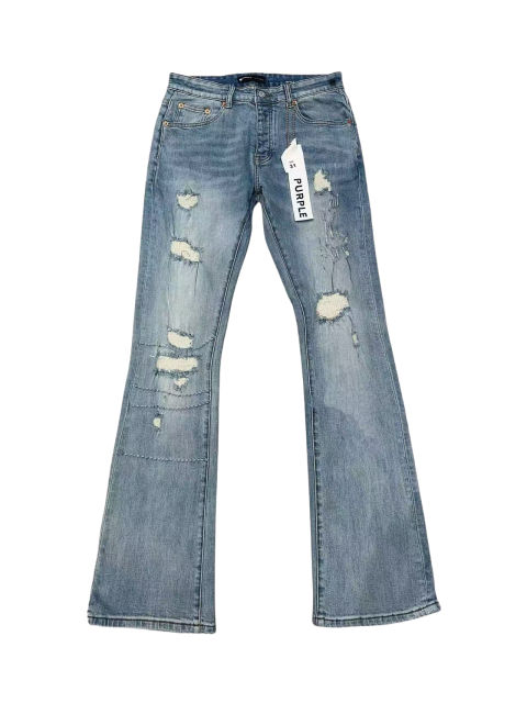 1:1 quality version Distressed Retro Flared Jeans