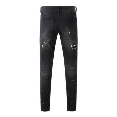 #9098  BRΑND Jeans Black