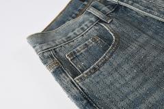 [Hot] 1:1 PURPLE BRΑND Rhinestone Straight Denim Jeans