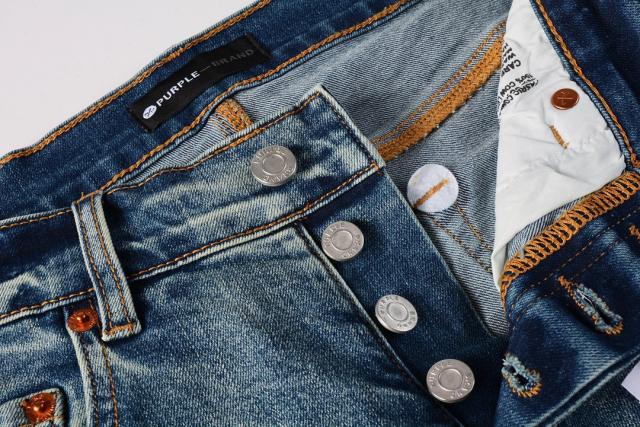 1:1 PURPLE BRΑND Rust Wash Splatter Distressed Skinny Fits Jeans