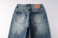 [Hot] 1:1 PURPLE BRΑND Rhinestone Straight Denim Jeans