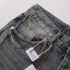 1:1 PURPLE BRΑND Patchwork Straight Denim Jeans