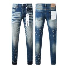 1:1 PURPLE BRΑND Monogram Denim Jeans